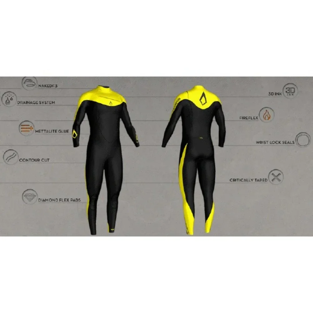 Agent 18 Surfing Wetsuit Size XS Men's 3/2 mm Blue Full‎ Suit Agent Eighteen
